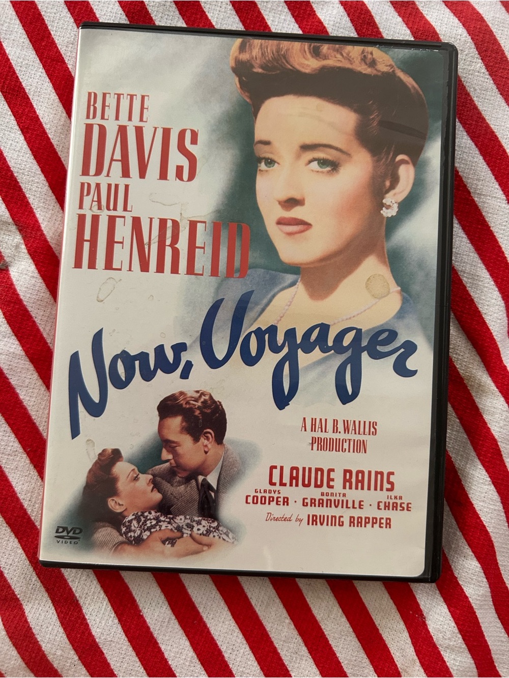 Classic 'Now, Voyager' DVD - White & Blue Cover